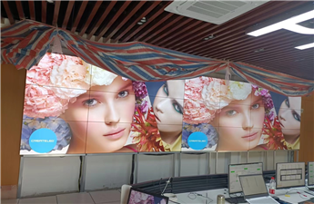 浙江紹興某企業中控室液晶拼接屏項目